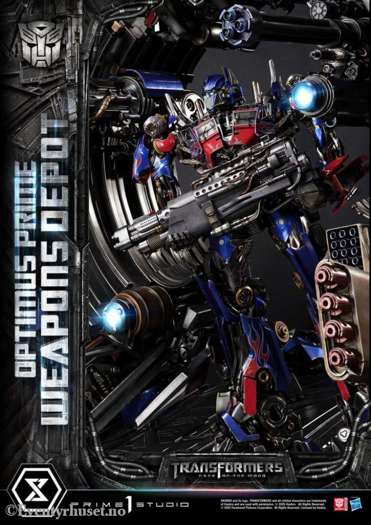 Transformers: Dark of the Moon (Film) Museum Masterline Statue Optimus Prime Weapons Depot 127 cm Collectibles