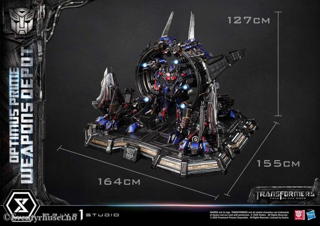 Transformers: Dark of the Moon (Film) Museum Masterline Statue Optimus Prime Weapons Depot 127 cm Collectibles