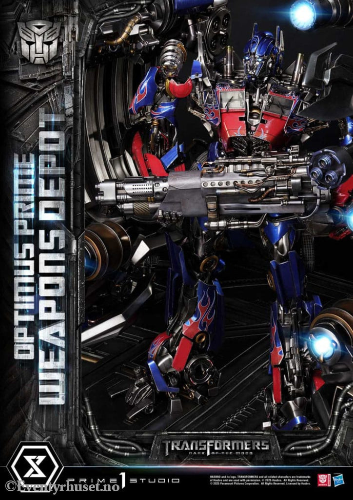 Transformers: Dark of the Moon (Film) Museum Masterline Statue Optimus Prime Weapons Depot 127 cm Collectibles