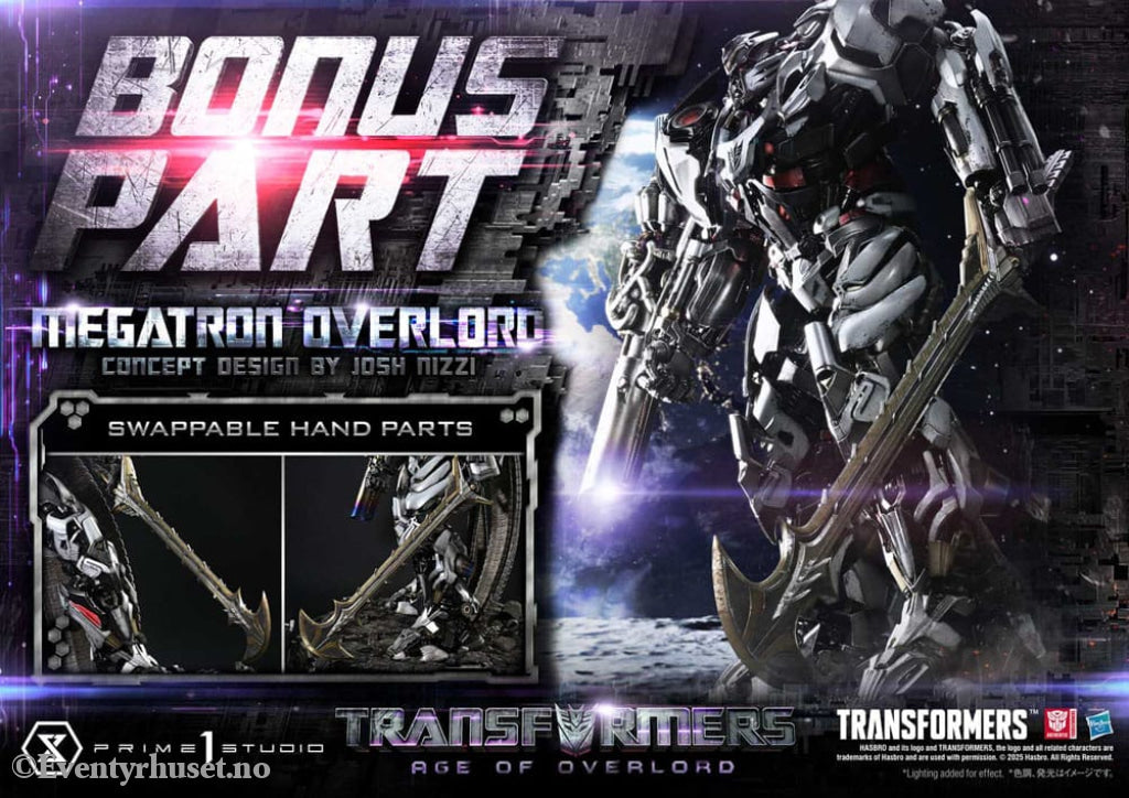 Transformers Generations I Museum Masterline Statue Megatron Overlord (Design by Josh Nizzi) Bonus Version 89 cm
