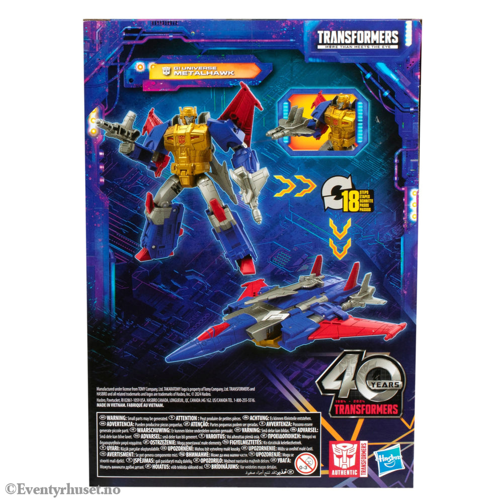 Transformers Generations Legacy United Voyager Class Action Figure G1 Universe Metalhawk 18 cm. Mint In Sealed Box