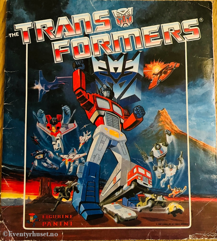 Transformers Klistremerkealbum. Klistremerkealbum