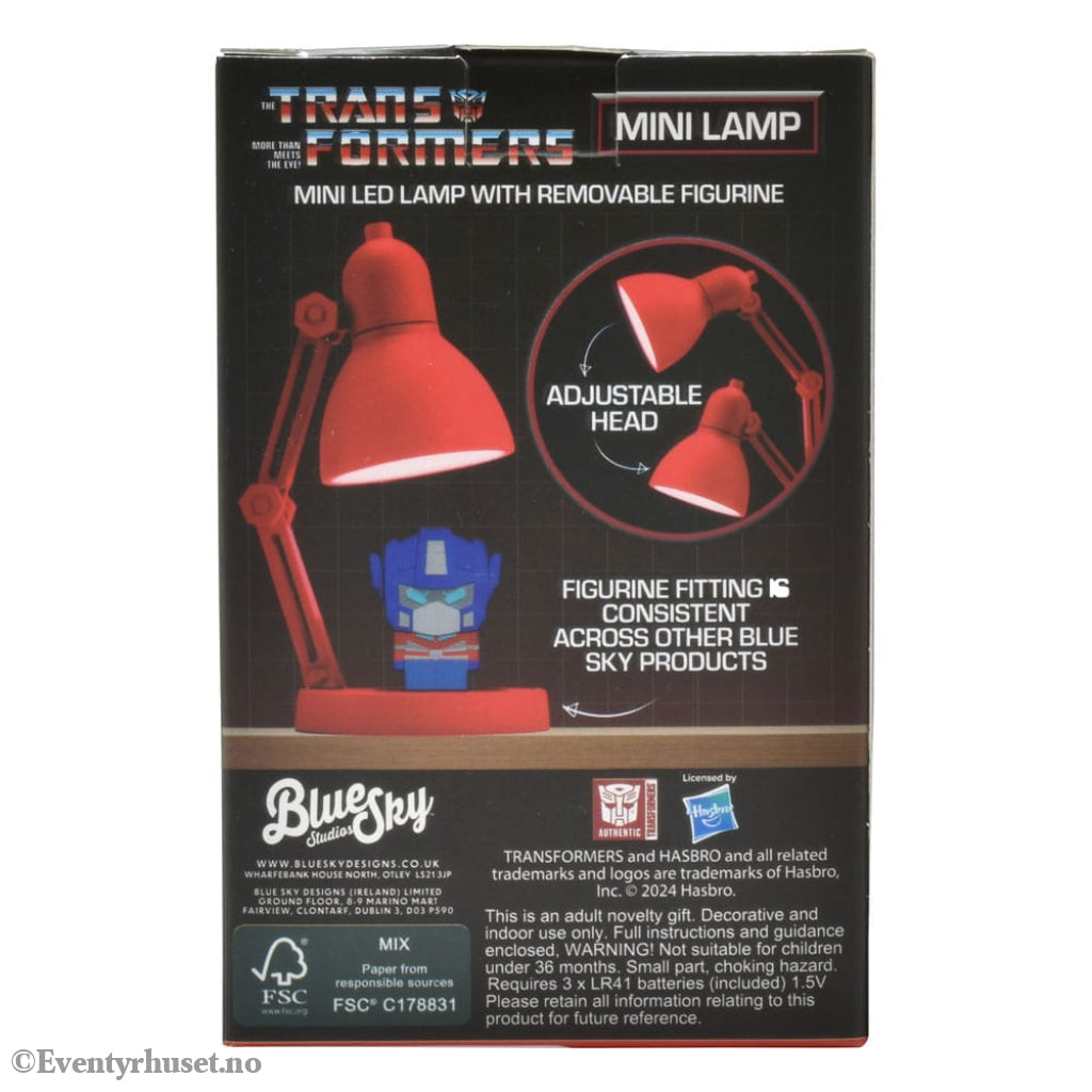 Transformers Mini LED-Light with Figure 10 cm Home & Gifts