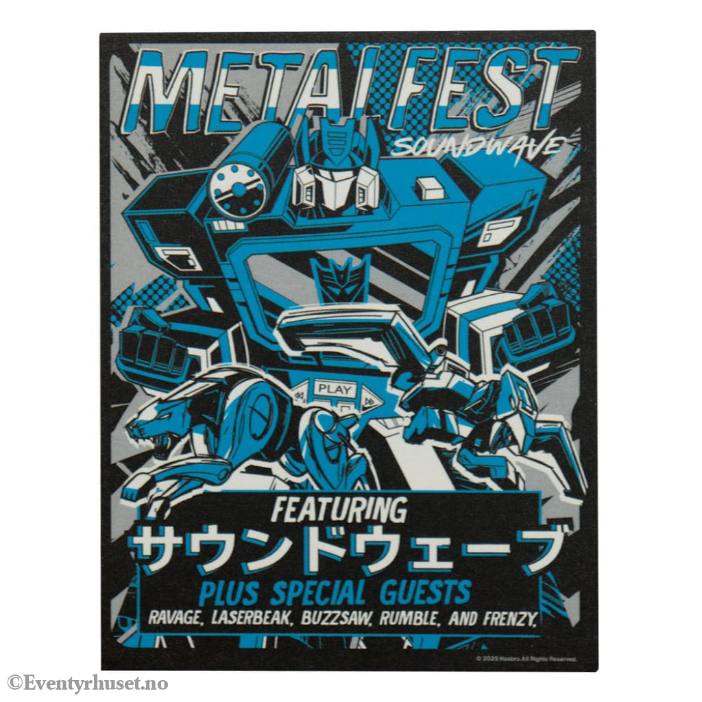 Transformers Replica Soundwave Cassette Limited Edition Collectibles