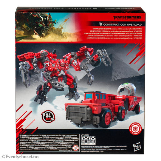 Transformers: Revenge of the Fallen Studio Series Leader Class Action Figure Power Collection Constructicon Overload 22