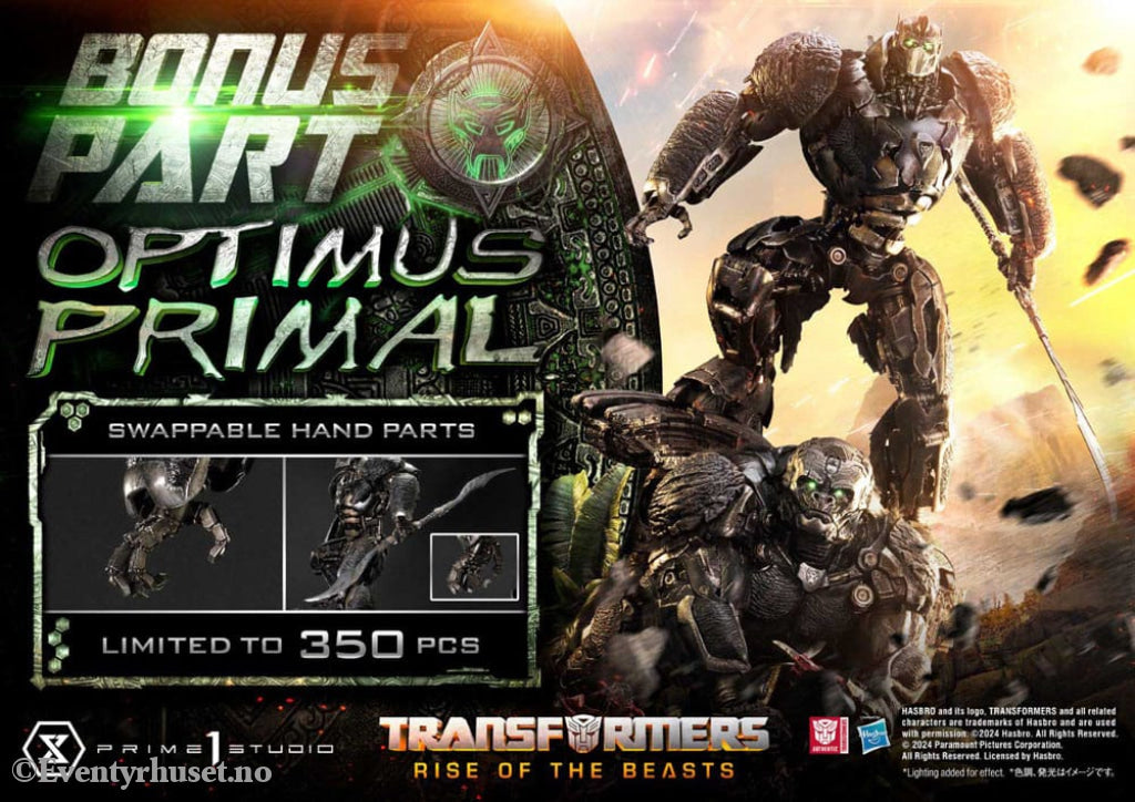 Transformers: Rise of the Beasts Museum Masterline Statue Optimus Primal Ultimate Bonus Version 72 cm Collectibles
