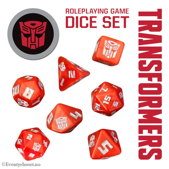 Transformers RPG Dice Set Games