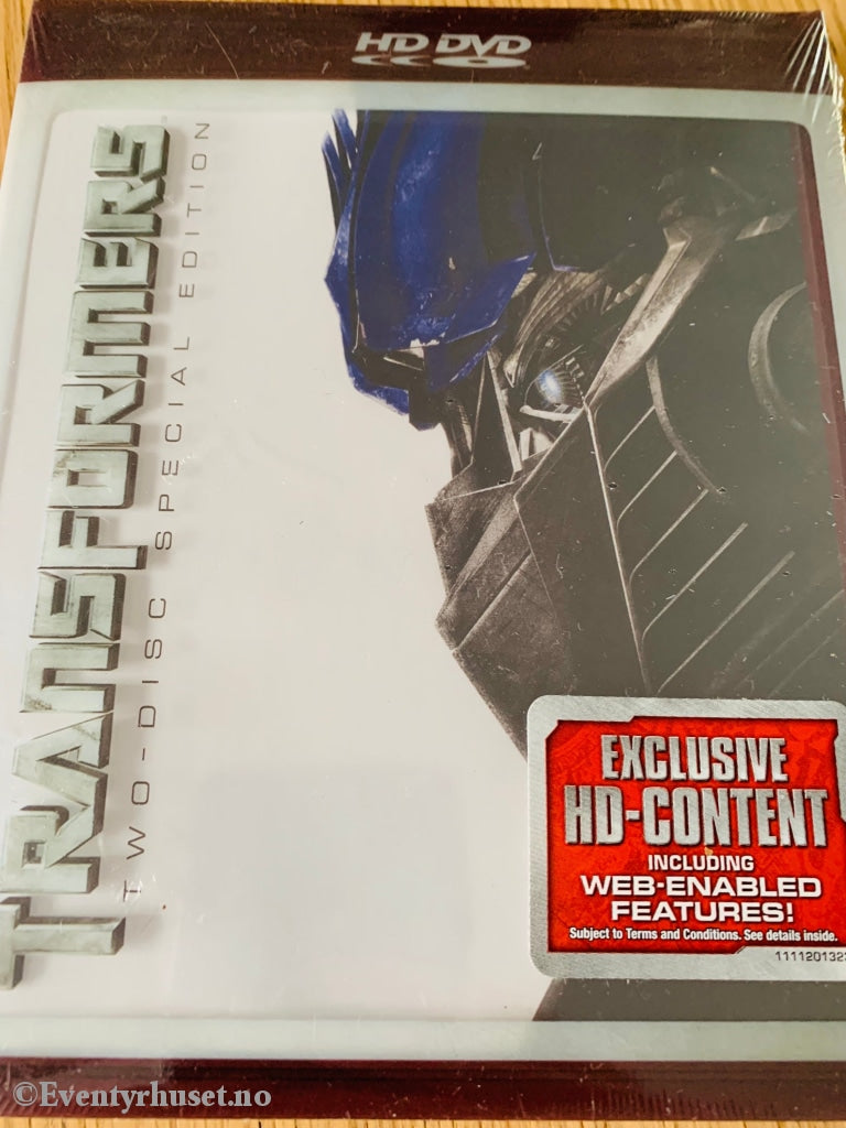 Transformers. Spesialversjon. Hd Dvd. Ny I Plast! Dvd