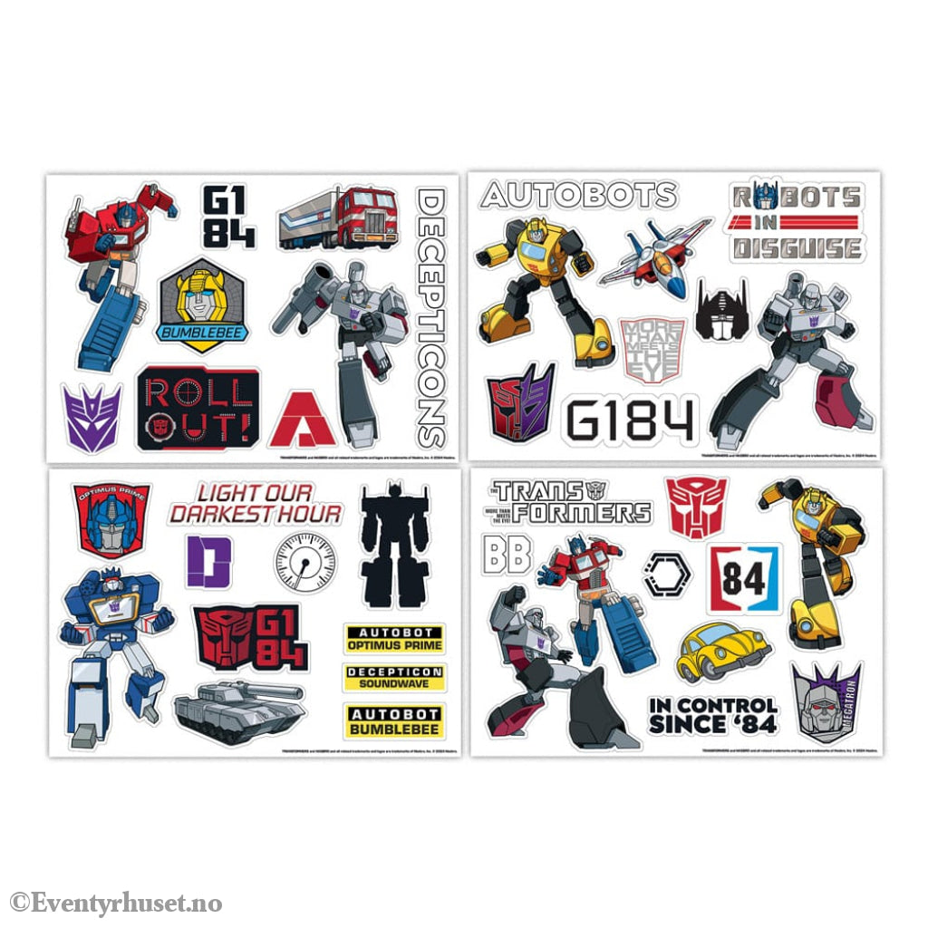 Transformers Sticker Set Various Home & Gifts