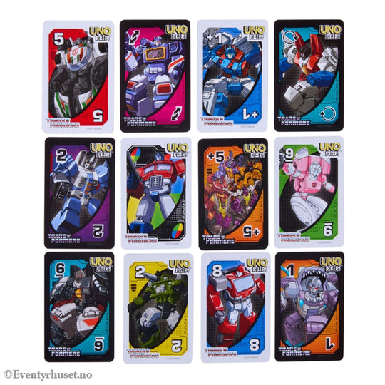 Transformers UNO Flip! Card Game Games