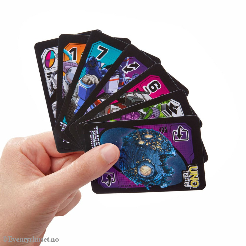 Transformers UNO Flip! Card Game Games