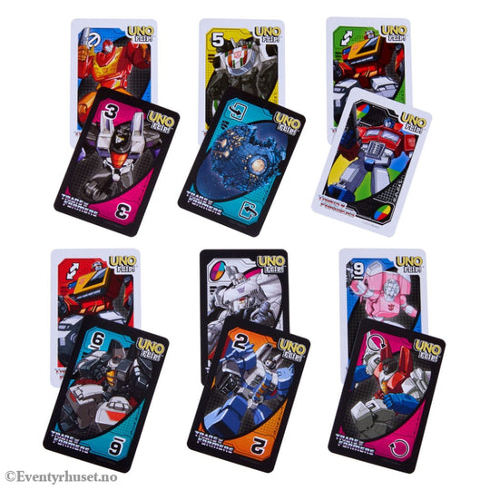 Transformers UNO Flip! Card Game Games