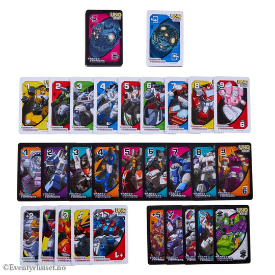 Transformers UNO Flip! Card Game Games