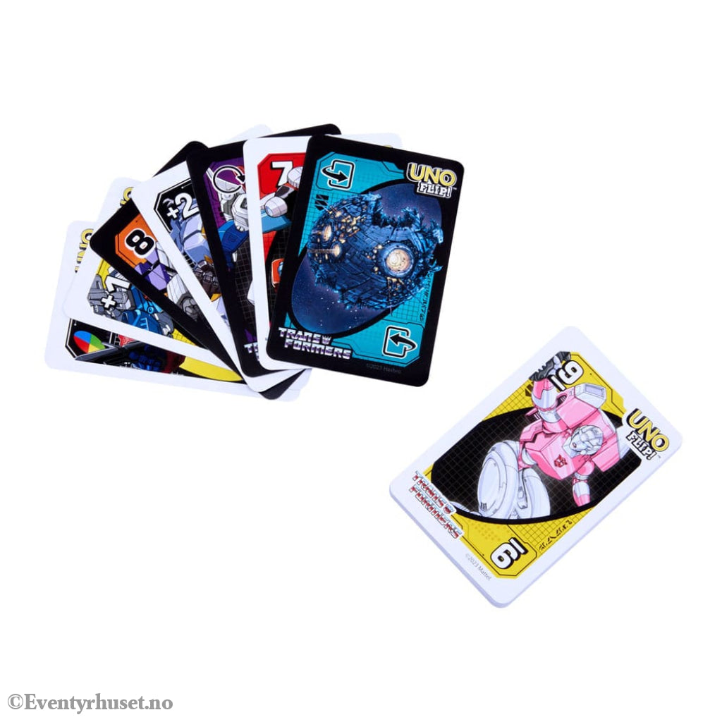 Transformers UNO Flip! Card Game Games