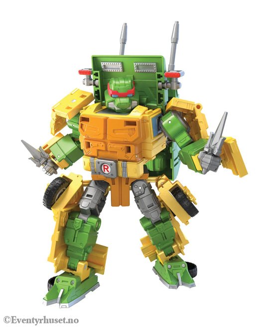 Transformers x Teenage Mutant Ninja Turtles Action Figure Party Wallop 18 cm. Mint In Sealed Box (MISB)! Actionfigur