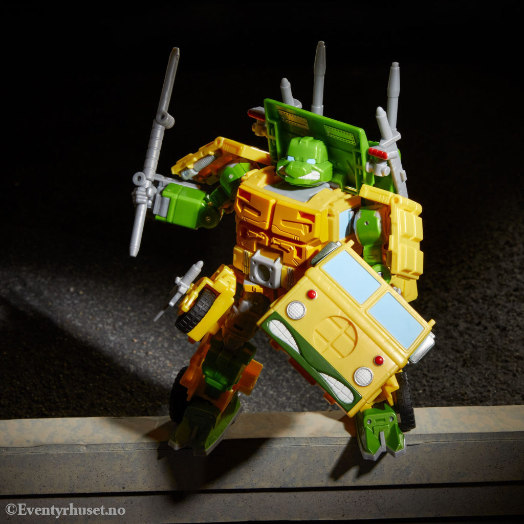 Transformers x Teenage Mutant Ninja Turtles Action Figure Party Wallop 18 cm. Mint In Sealed Box (MISB)! Actionfigur