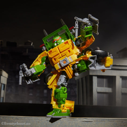 Transformers x Teenage Mutant Ninja Turtles Action Figure Party Wallop 18 cm. Mint In Sealed Box (MISB)! Actionfigur