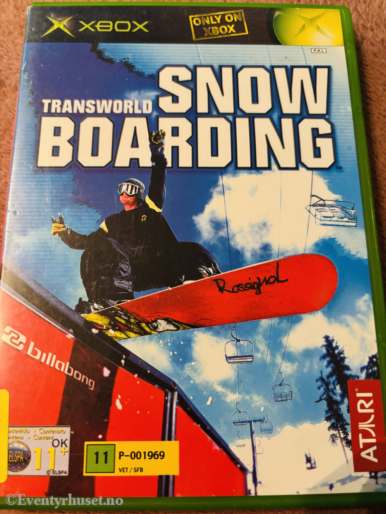 TransWorld Snowboarding. Xbox.