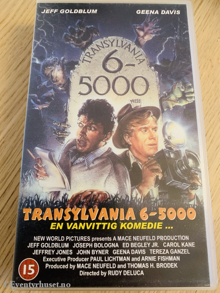 Transylvania 6-5000 (Transylvania Reporterne) 1983. Vhs. Vhs