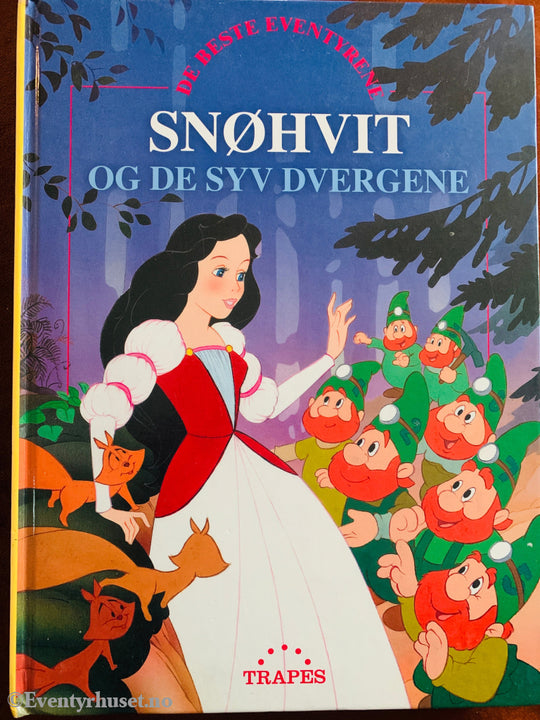 Trapes Forlag. Snøhvit og de syv dvergene. 1998. Barnebok.