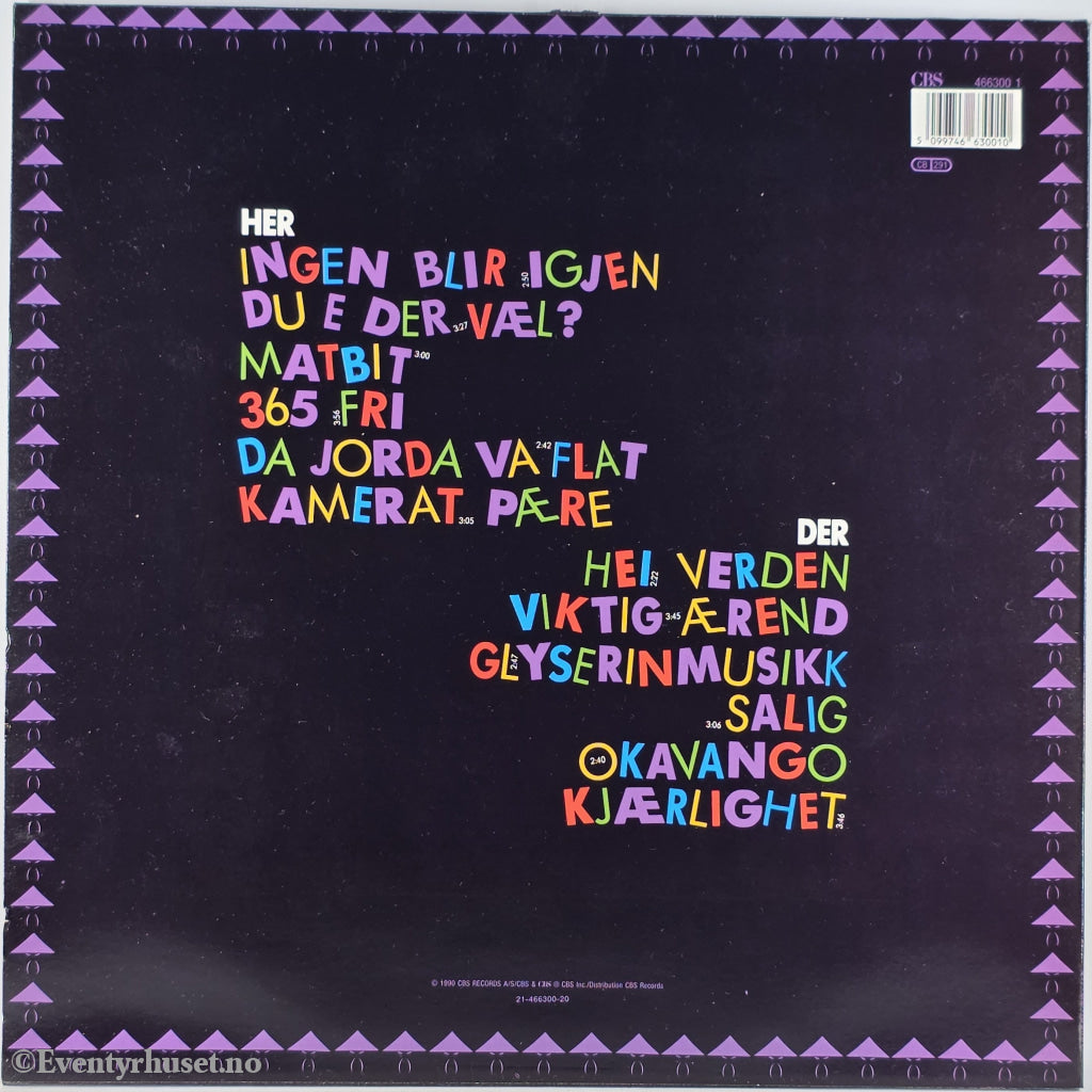 Tre Små Kinesere. 1991. 365 Fri. LP.