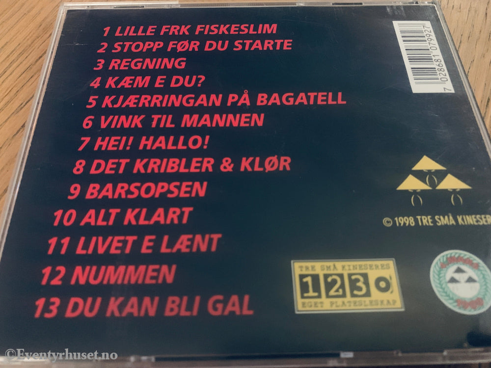 Tre Små Kinesere – Ultralyd, 1994. CD.
