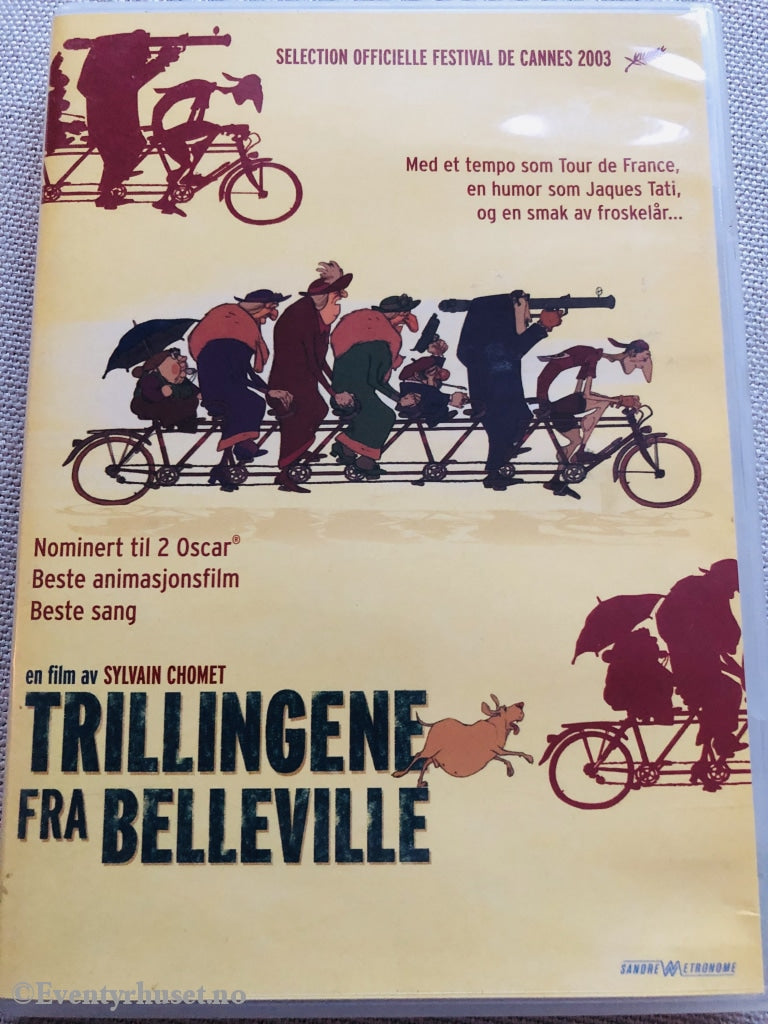Trillingene Fra Belleville. 2004. Dvd. Dvd