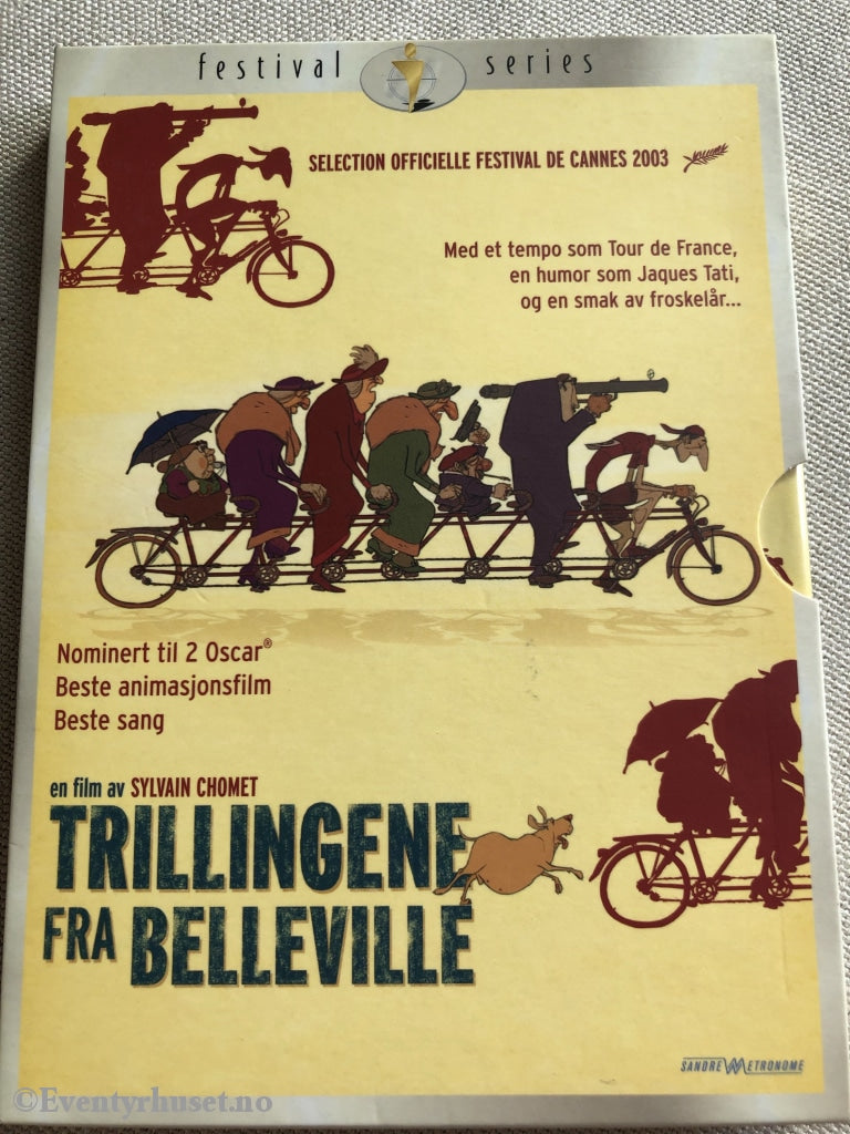 Trillingene Fra Belleville. 2004. Dvd. Slipcase. Dvd