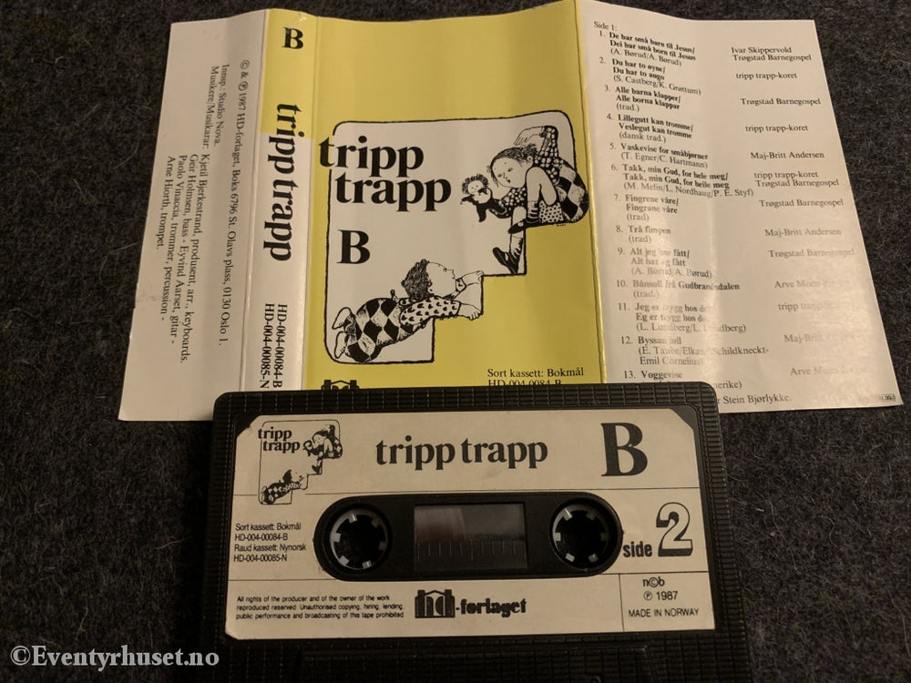 Tripp Trapp B. 1987. Kassett. Kassettbok