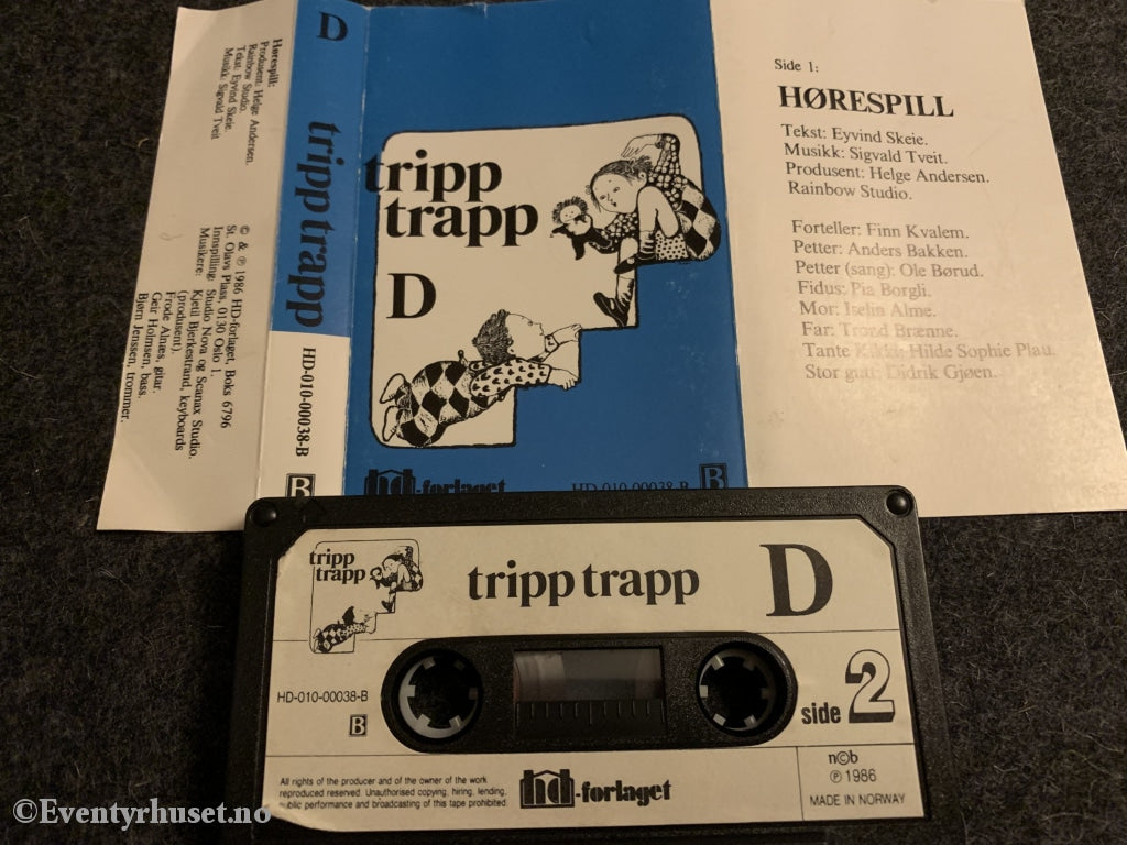Tripp Trapp D. 1986. Kassett. Kassettbok