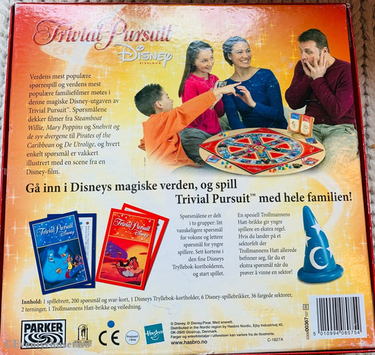 Trivial Pursuit - Disney Utgave. Brettspill