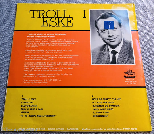 Troll I Eske. 1969. Lp. Lp Plate