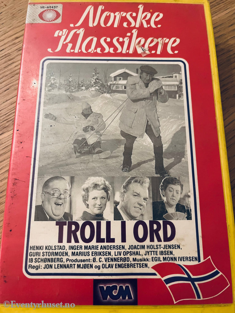 Troll I Ord. 1954/88. (Norske Klassikere). Vhs Big Box. Box