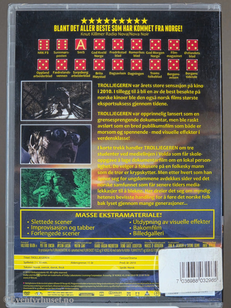 Trolljegeren (2010). DVD. Ny i plast!