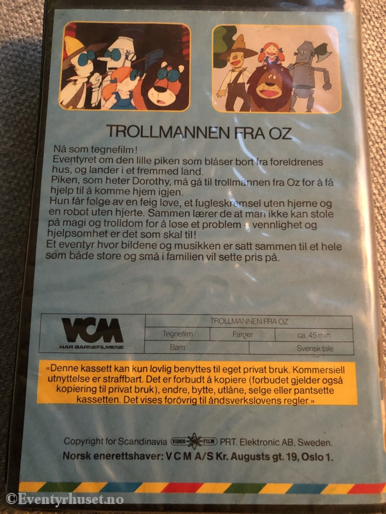 Trollmannen Fra Oz. Vhs Big Box.