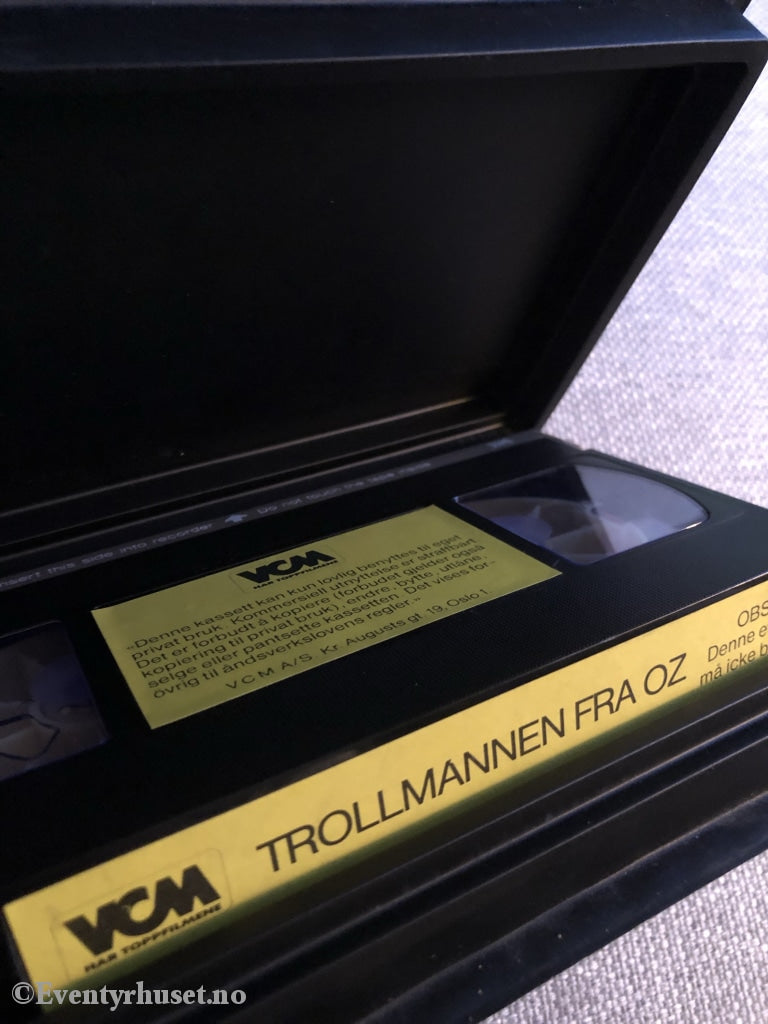 Trollmannen Fra Oz. Vhs Big Box.