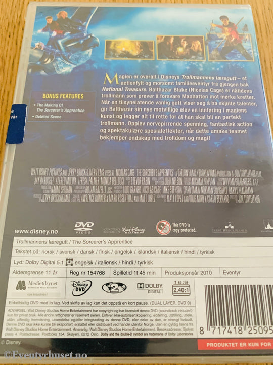 Trollmannens læregutt (2010). DVD. Ny i plast!