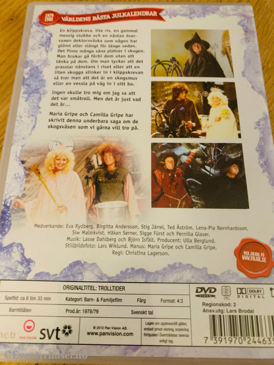 Trolltider. Verdens Beste Julekalender 1979/85. Dvd. Dvd