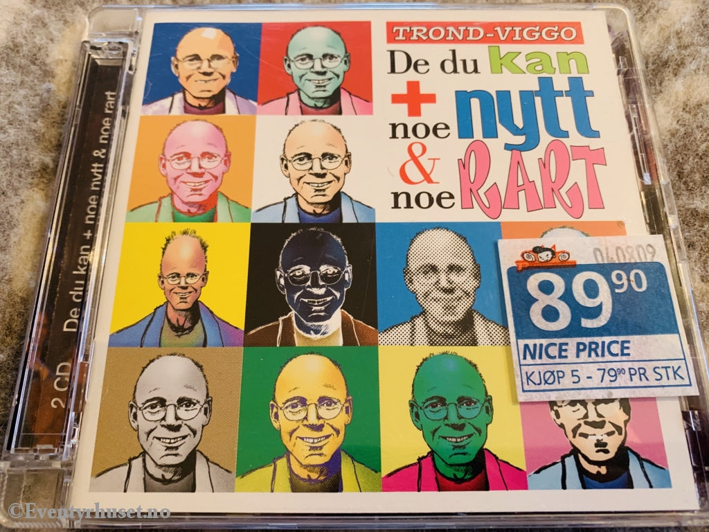 Trond-Viggo - De Du Kan + Noe Nytt Og Rart. Dobbel Cd. Cd