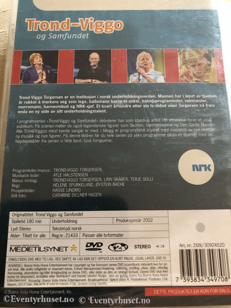 Trond-Viggo Og Samfundet. 2002. Dvd. Dvd