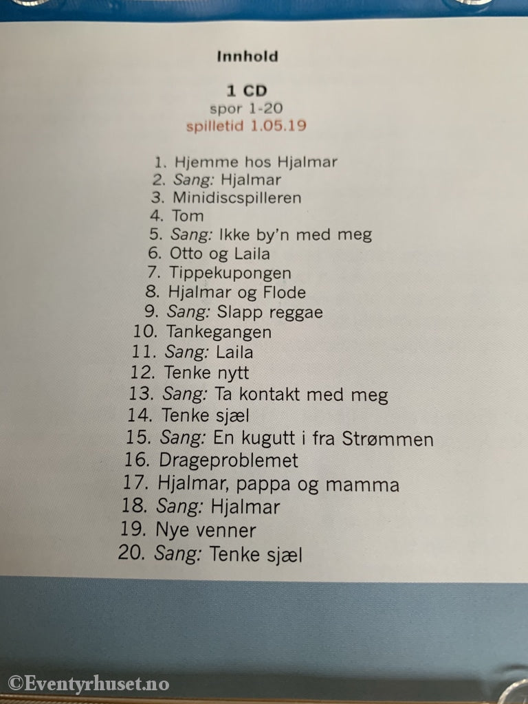 Trond-Viggo Torgersen. Hjalmar Og Flode. Lydbok På Cd.