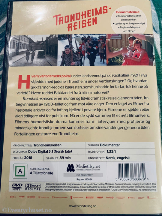 Trondheimsreisen. 2018. Dvd. Dvd