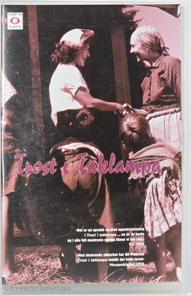 Trost i taklampa (1955). VHS Big Box.