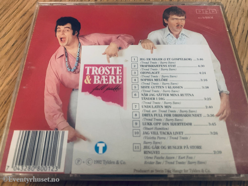 Trøste & Bære – Full Pakke, 1990. CD.