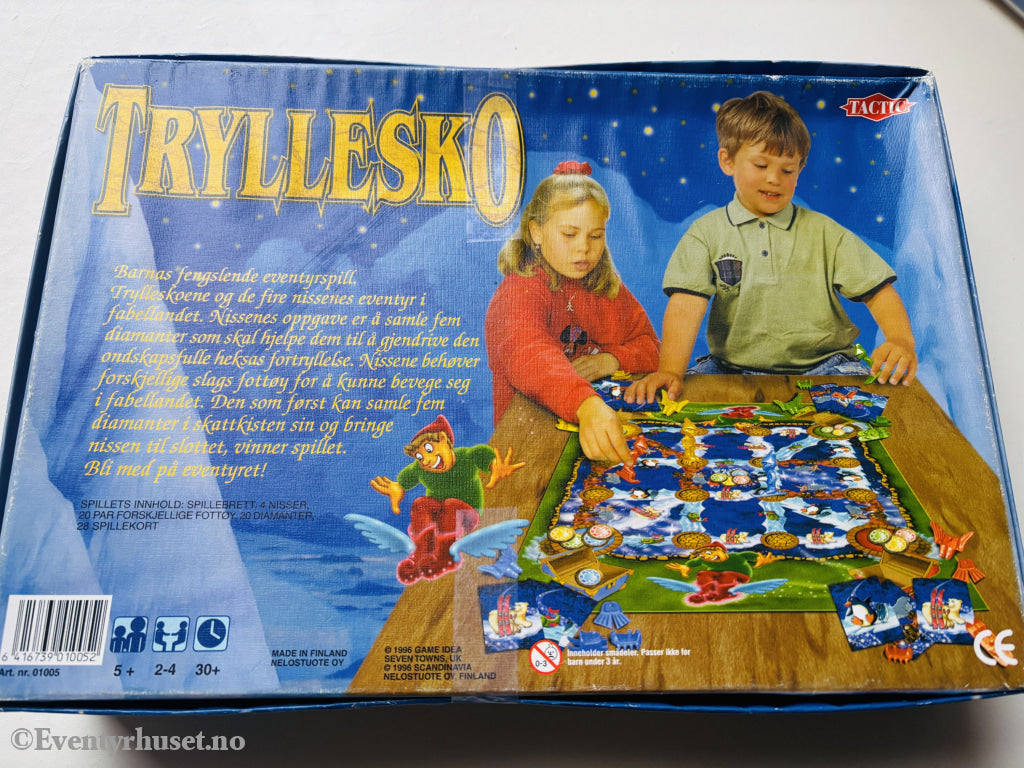 Tryllesko – Trylleskoene og de fire nissenes eventyr i fabellandet. Brettspill