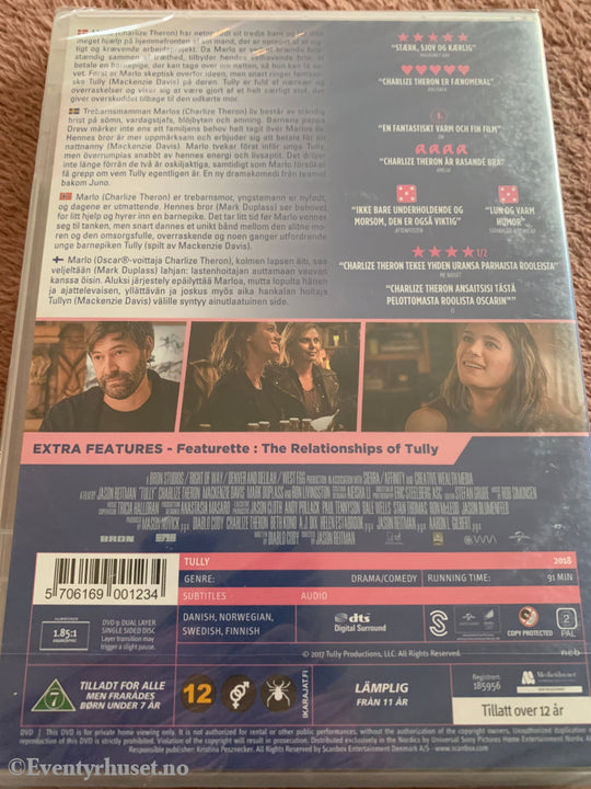 Tully (2018). DVD. Ny i plast!