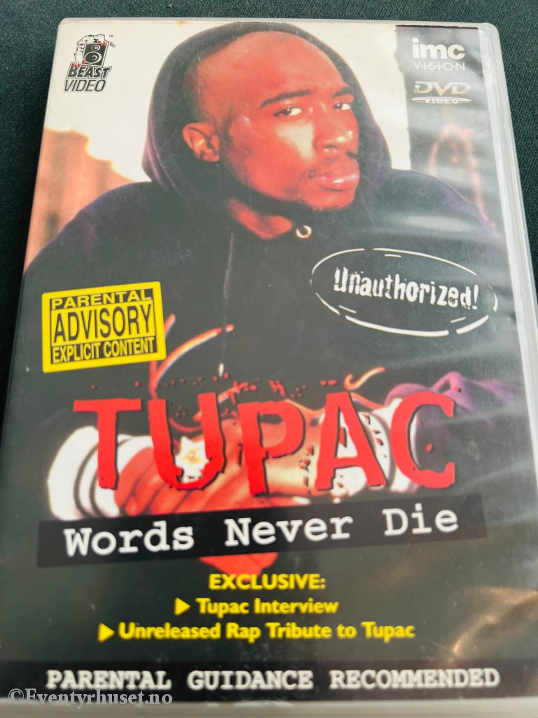 Tupac - Words Never Die. Dvd. Dvd