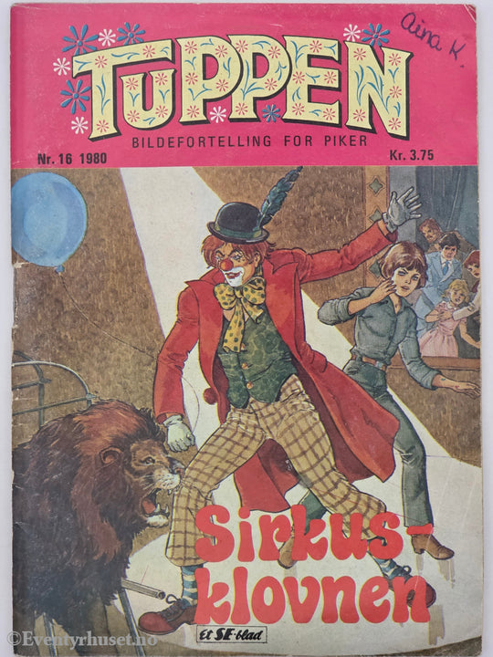 Tuppen nr. 16 1980: Sirkusklovnen. Hefte.