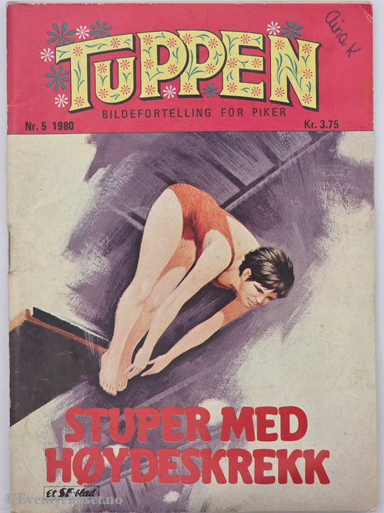 Tuppen nr. 5 1980: Stuper med høydeskrekk. Hefte.