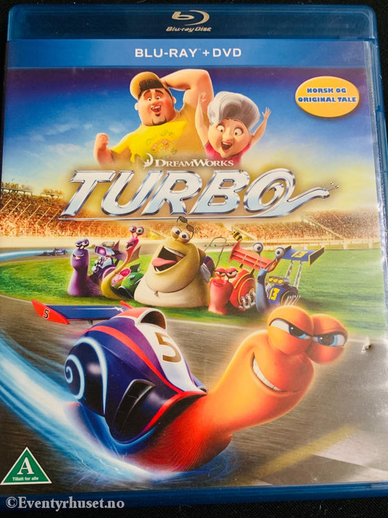 Turbo. Blu-Ray + DVD.